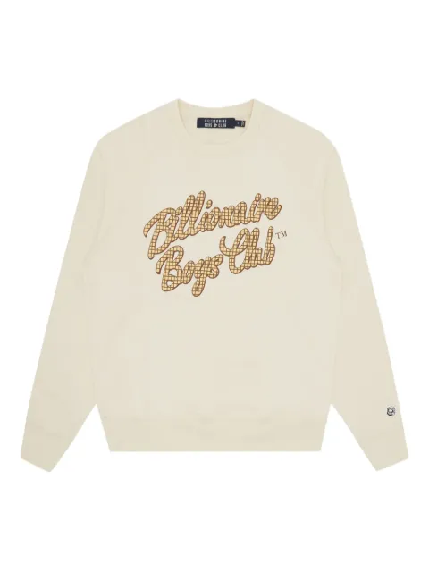 Billionaire Boys Club logo-print sweatshirt Neutrals B25237