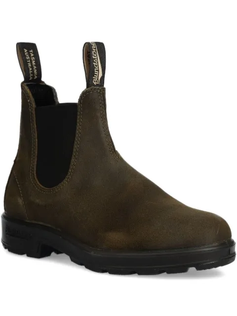 Blundstone elastic-panels suede boots Brown 1615DRKOLIVM