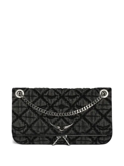 Zadig&Voltaire Rock II Monogram clutch Black LWBA04079