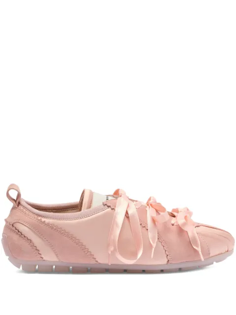 Simone Rocha Ballerina Grip satin sneakers Pink BPT40816SATINSOFTPINK