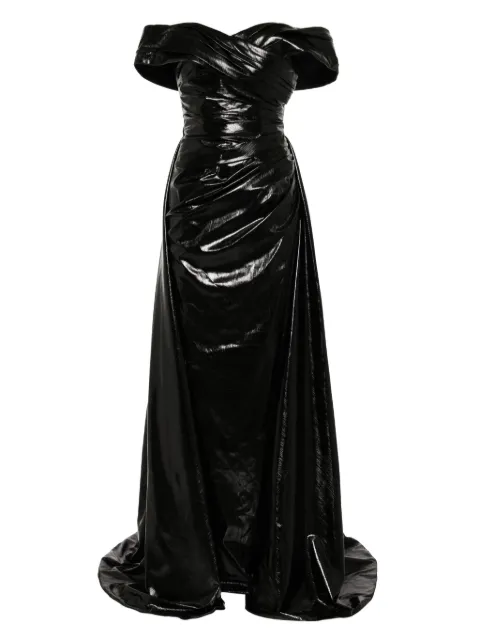 Saiid Kobeisy strapless long dress Black RTWSS2511