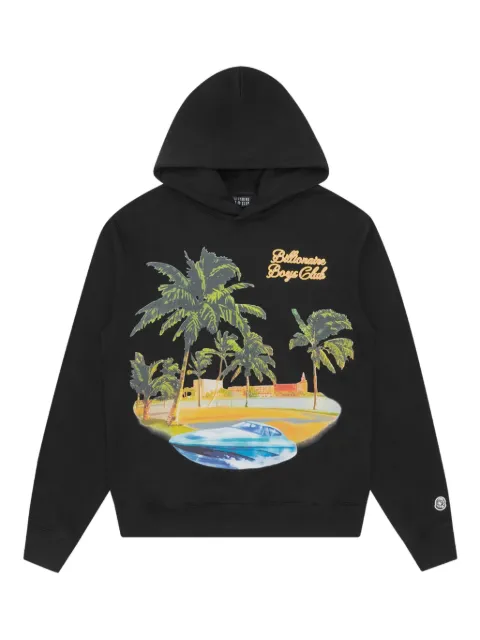 Billionaire Boys Club graphic-print hoodie Black B25248