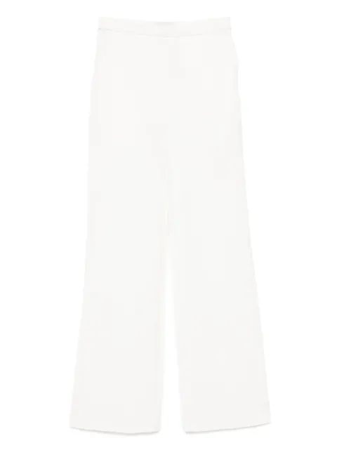 Saiid Kobeisy floral tailored pants White RTWSS25PT02