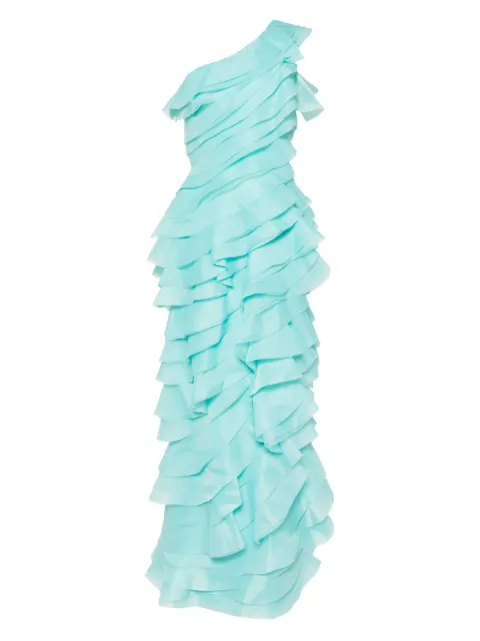 Saiid Kobeisy layered organza dress Blue RTWSS2505