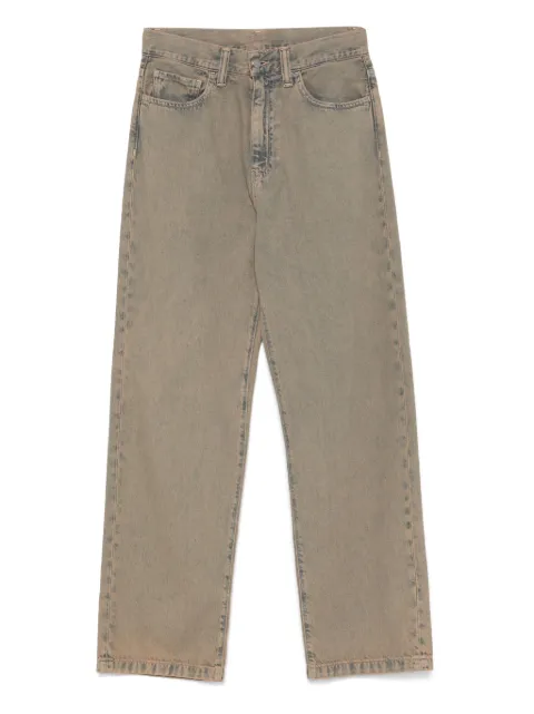 Carhartt WIP logo-patch jeans Neutrals I035820
