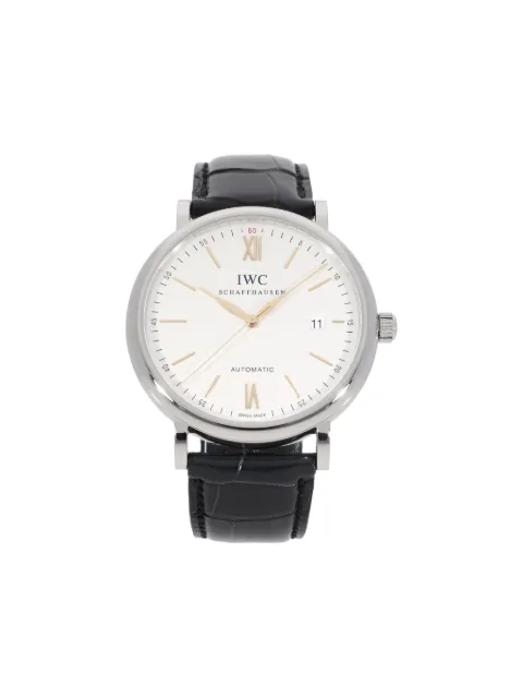 IWC Schaffhausen 2016 pre-owned Portofino 40mm White IW356517