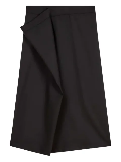 Kenzo asymmetric midi skirt Black FF52JU3149RA