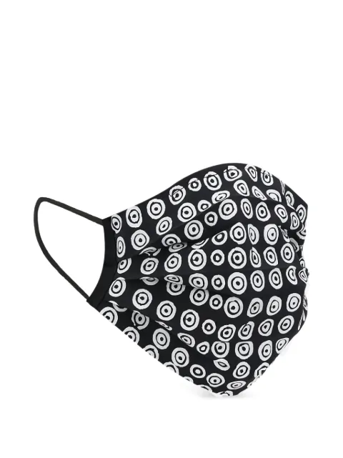 10 CORSO COMO circle-print face mask Black MASCHERINESHAPE1LOGO