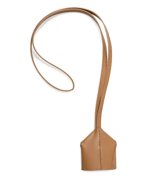 MM6 Maison Margiela leather-strap keyring Brown SA6UA0003P7183