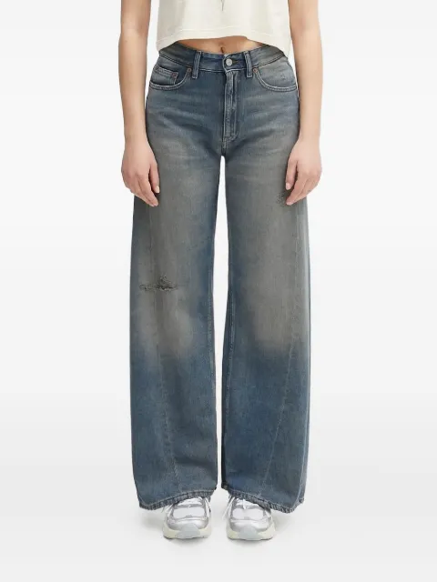 MM6 Maison Margiela faded-wash wide-leg jeans Blue S52LA0238