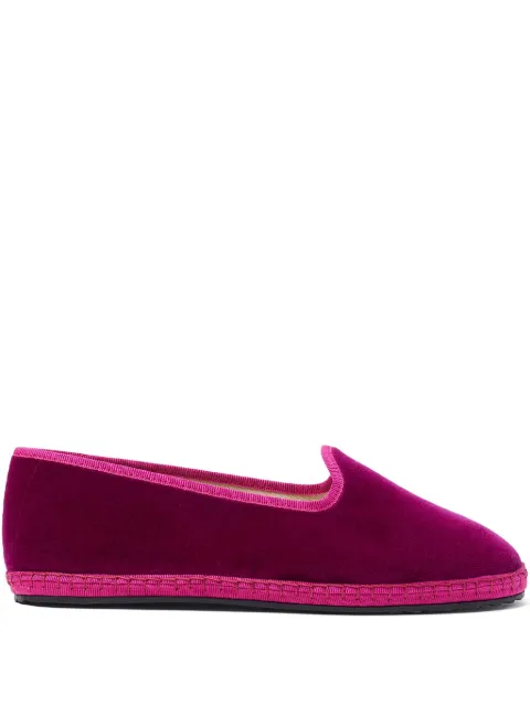 Scarosso Valentina velvet slippers Pink VALENTINASLIP