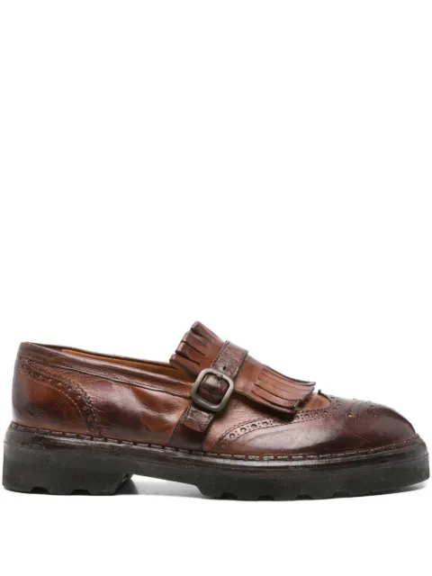 Eleventy tassel-buckle monk shoes Brown L77SCAL10SCA0L013