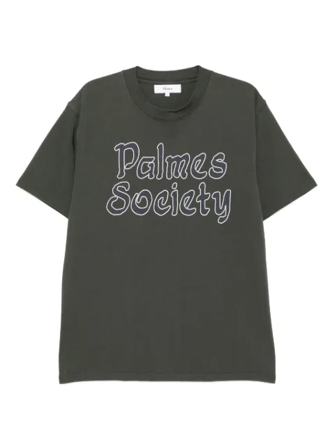 Palmes Society T-shirt Grey P100040888