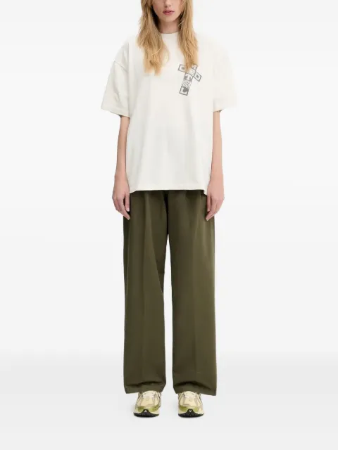Carhartt WIP pleated straight-leg trousers Green I033147