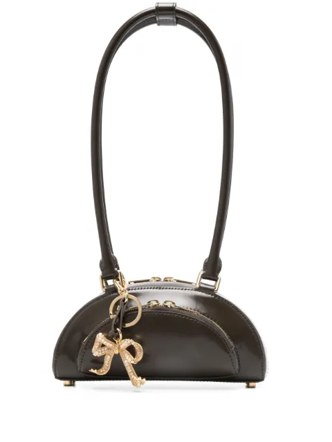 Self-Portrait Curved Charm shoulder bag Brown PF25313ABR