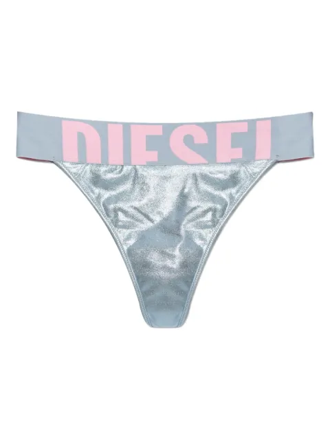 Diesel Lolita-D-Pop metallic bikini bottom Blue A192550DLBT