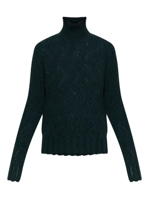 ETRO cashmere high-neck sweater Green WRKE0333AW008