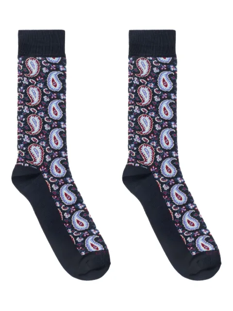 ETRO paisley-patterned socks Blue MAVA0001AQ231