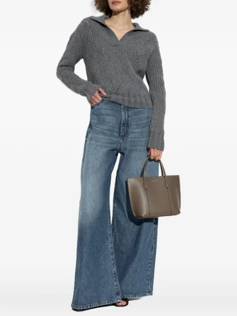 ETRO cable-knit cashmere sweater Grey WRKE0332AW008