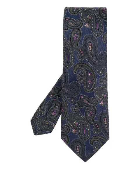 ETRO paisley-print silk tie Blue MASA0001AQ227
