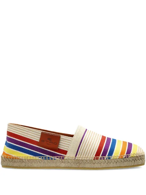 ETRO striped espadrilles Neutrals MS4G0002AT268