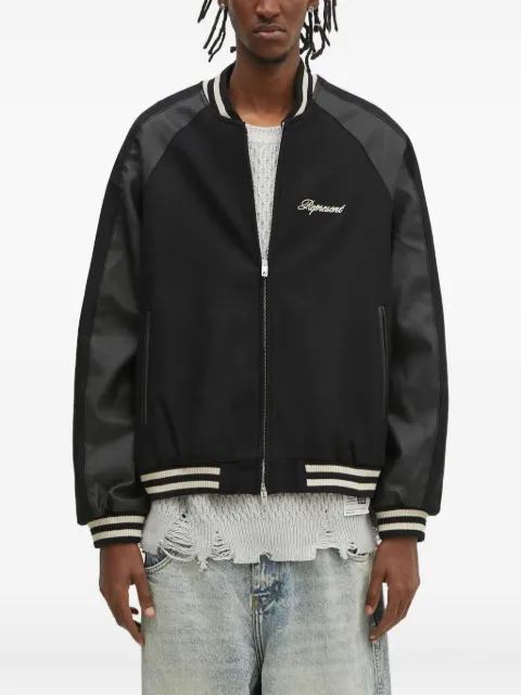 Represent embroidered bomber jacket Black 180301