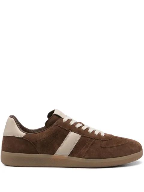 TOM FORD suede panelled sneakers Brown J1558LCL046N