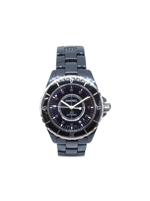 CHANEL Pre-Owned 2010s J12 39mm Black IG15813