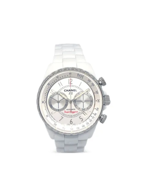 CHANEL Pre-Owned 2010s J12 Superleggera 41mm White PRG04343
