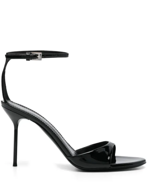 Paris Texas 95mm leather sandals Black PX1571XVN01