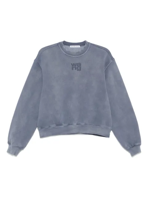 Alexander Wang logo-embossed sweatshirt Blue 4CC3241518