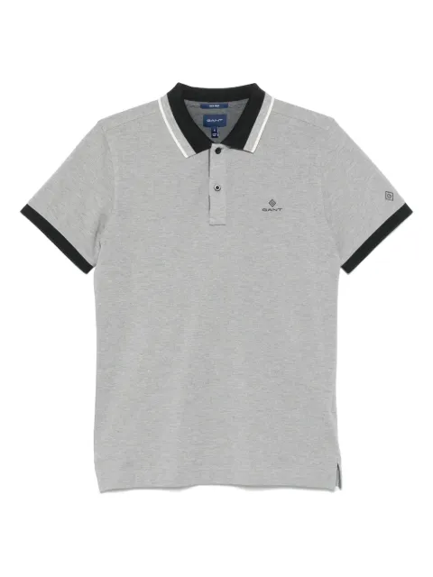Gant embroidered-logo polo shirt Grey 2012063
