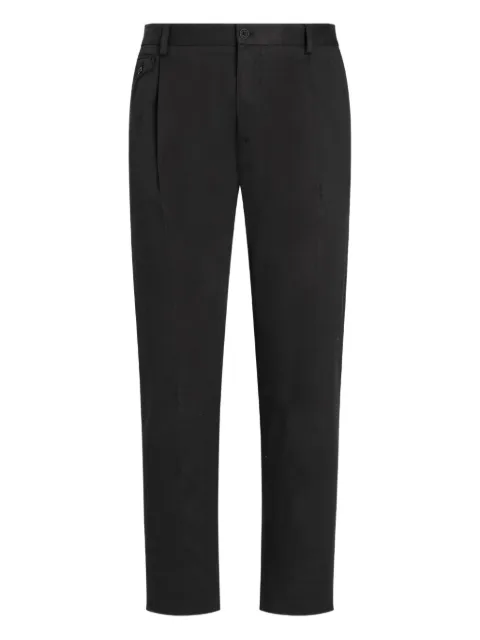 Dolce & Gabbana dart-front tailored trousers Black GV4EEZFUFNV