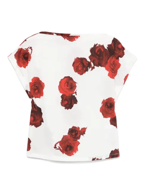 Liviana Conti floral-print blouse White L5SU22