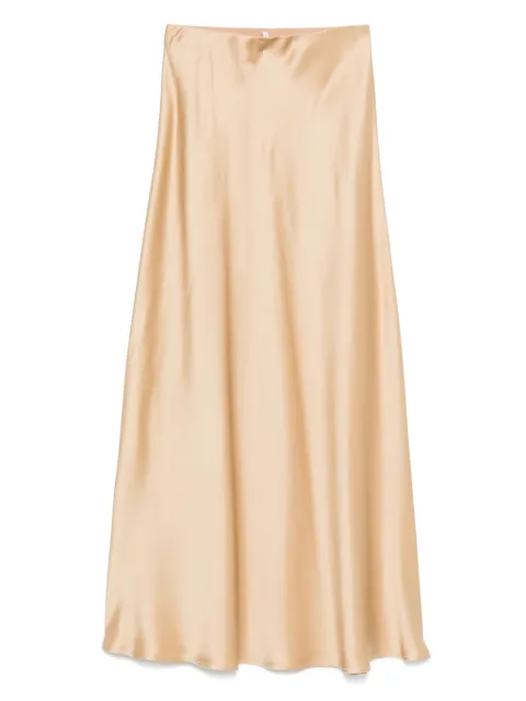 Liviana Conti high-rise skirt Gold F5SS76