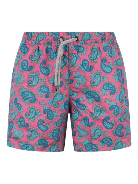 FOUR FASHIONED FRIENDS paisley-print swim shorts Pink BB01M07603