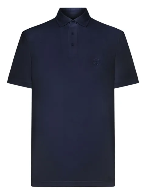 Giorgio Armani cotton polo shirt Blue 8NSF71SJTKZ