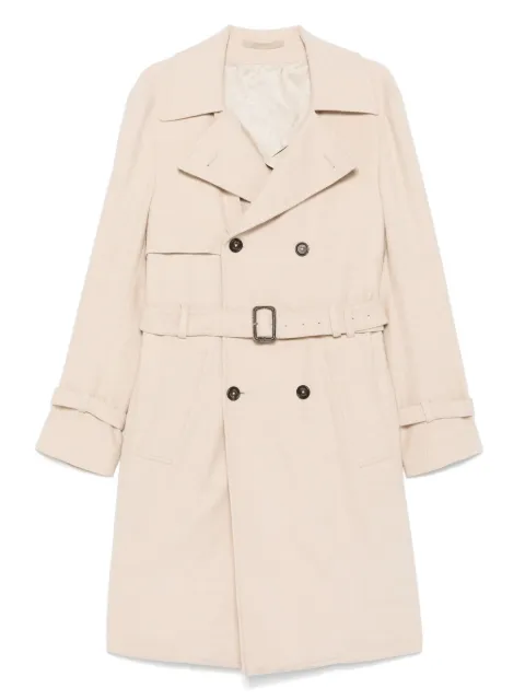 Eleventy belted double-breasted coat Neutrals L75CAPL09TES0H111