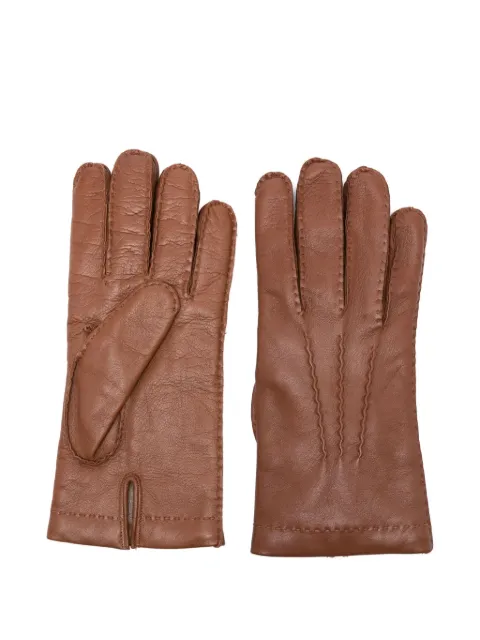 Eleventy leather gloves Brown L77GUAL04PEL0L041