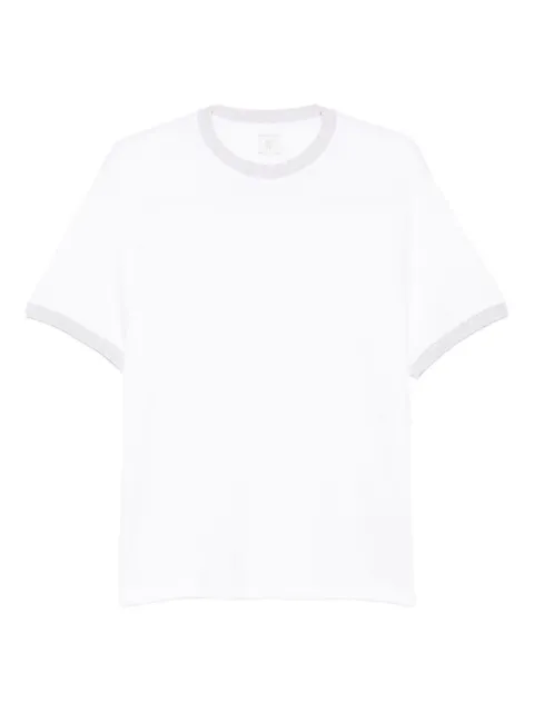 Eleventy crew-neck T-shirt White L75TSHL05TES0L305