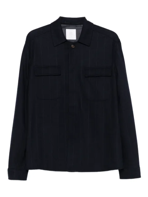 Eleventy pinstripe pocket overshirt Blue L75GIAK08BTCRNTES0L184