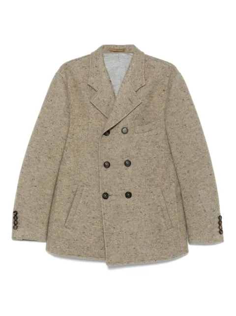 Eleventy double-breasted peacoat Neutrals L75CAPL03TES0H111