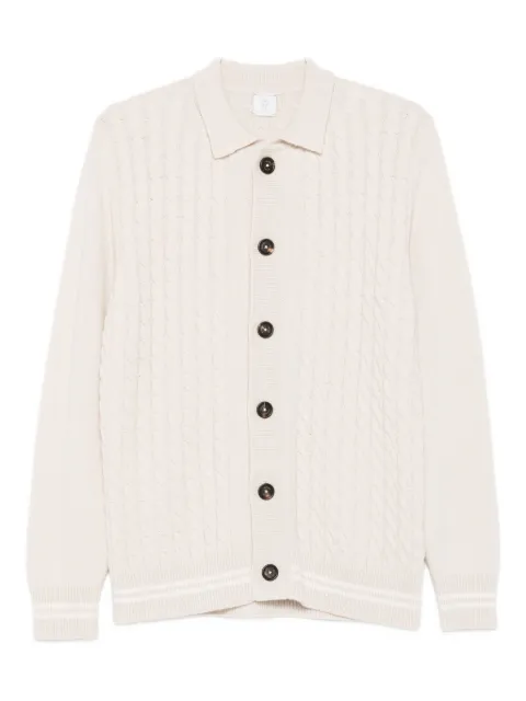 Eleventy cable-knit cardigan Neutrals L76MAGL31MAG0L016