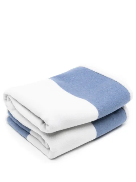 Eleventy striped throw (140cm x 190 cm) Neutrals L77ACCL01TES0L041