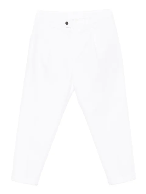 Eleventy pleat-detail trousers White L75PANJ05TET0L004