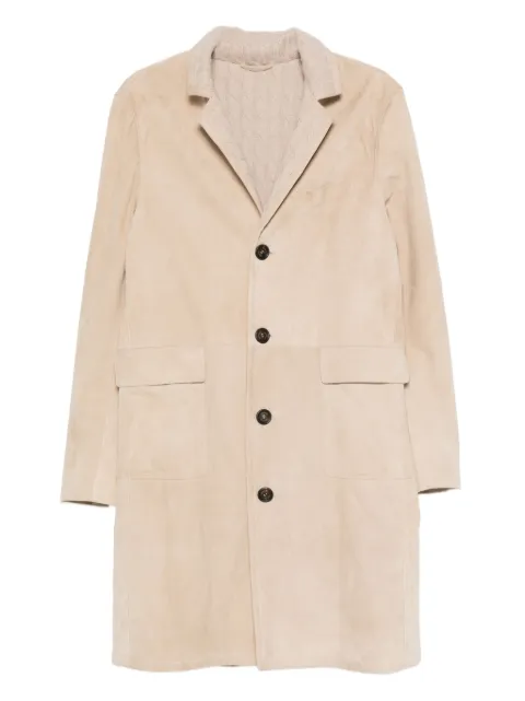 Eleventy suede coat Neutrals L75CAPL01PEL0L002