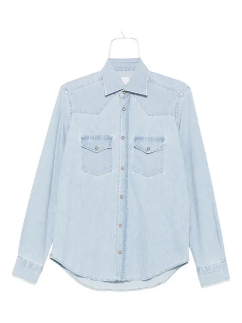 Eleventy double-pocket denim shirt Blue L75CAMK02USATES0L146