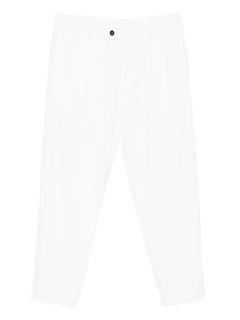 Eleventy pleat-detail trousers White L75PANJ05TET0L005