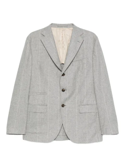 Eleventy pinstripe single-breasted suit Grey L75ABUD01GPCRNTES0L091