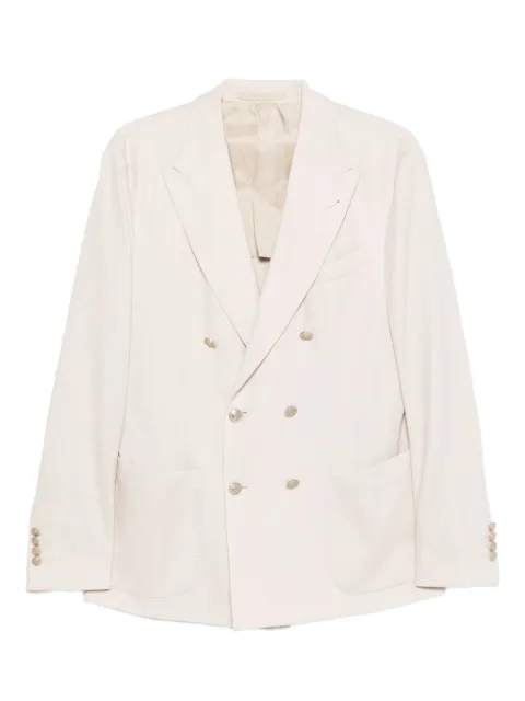 Eleventy double-breasted blazer Neutrals L75GIAK10BOTTES0L182